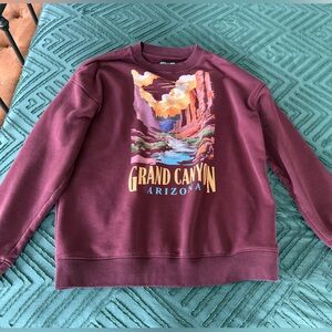 State of Mind Maroon Grand Canyon Crewneck Sweater